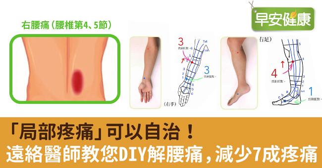 「局部疼痛」可以自治！遠絡醫師教您DIY解腰痛，減少7成疼痛